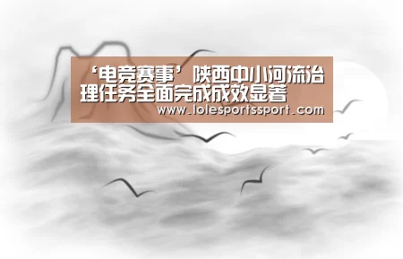 ‘电竞赛事’陕西中小河流治理任务全面完成成效显著(图2) 英雄联盟竞猜大厅 - LOL全球总决赛下注官方网站
